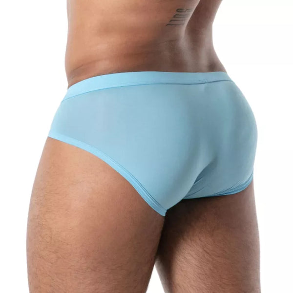 Blauer Mon Amour Microfiber-Slip von TOF Paris – Ansicht 2