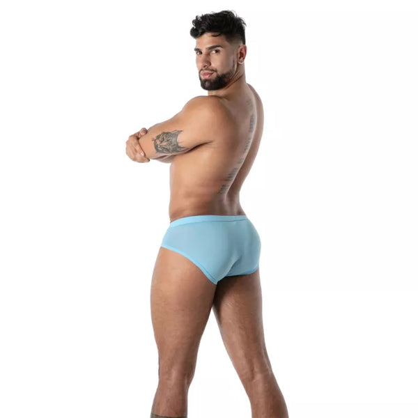 Blauer Mon Amour Microfiber-Slip von TOF Paris – Ansicht 3