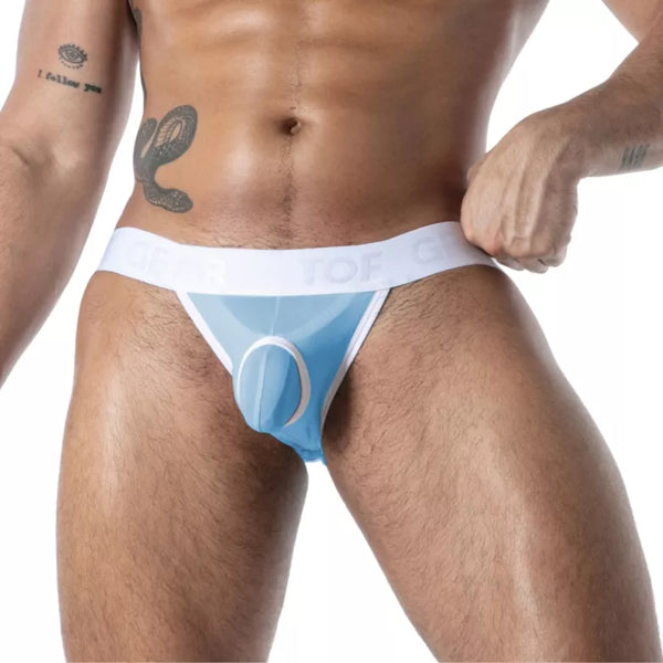 Blauer Mon Amour Microfiber-Jockstrap von TOF Paris