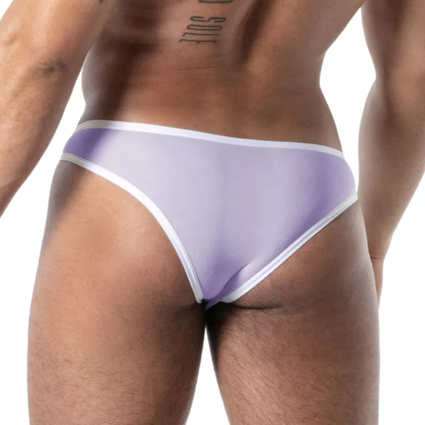 Lila Mon Amour Microfiber MiniBrief-Slip von TOF Paris – Ansicht 3