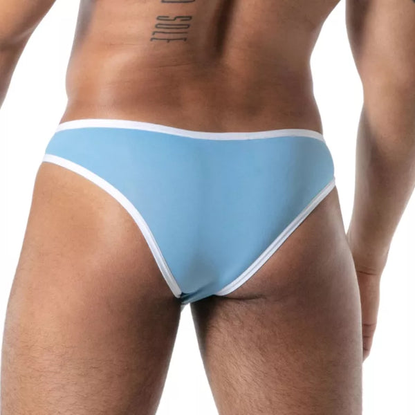 Blauer Mon Amour Microfiber MiniBrief-Slip von TOF Paris – Ansicht 2