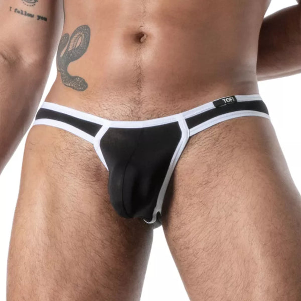 Schwarzer Mon Amour Microfiber MiniBrief-Slip von TOF Paris – Ansicht 4