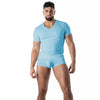 Blaues Mon Amour Microfiber-T-Shirt von TOF Paris – Ansicht 4