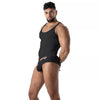 Schwarzes Mon Amour Microfiber-Tank-Top von TOF Paris – Ansicht 3