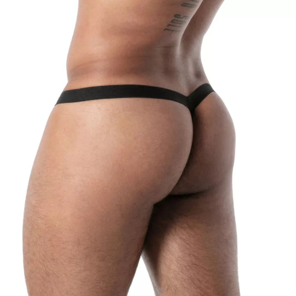 Weißer Mon Amour Microfiber-String von TOF Paris – Ansicht 2