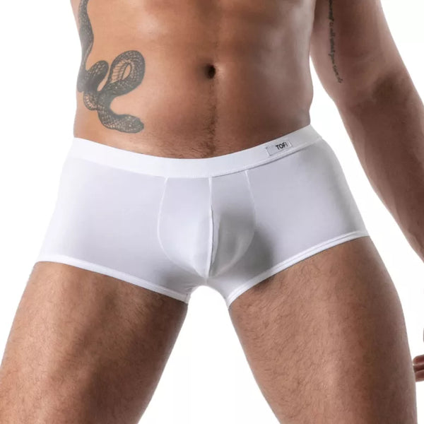 Weiße Mon Amour Microfiber Trunk-Boxershorts von TOF Paris