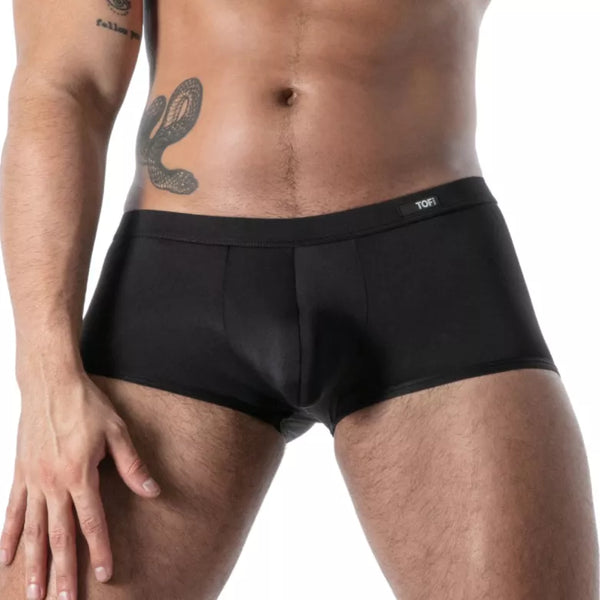 Schwarze Mon Amour Microfiber Trunk-Boxershorts von TOF Paris