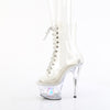 MOON-1021C-DIA - Plateau Stiefeletten - Transparent von Pleaser – Ansicht 3