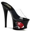 MOON-701HRS Plateau Pantoletten schwarz | Pleaser