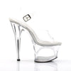 MOON-708 Plateau Sandaletten Transparent | Pleaser