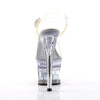 MOON-708DM Plateau Sandaletten klar/transparent | Pleaser