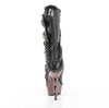 MUERTO-159 Plateau Stiefel Schwarz Matt von DemoniaCult – Ansicht 4