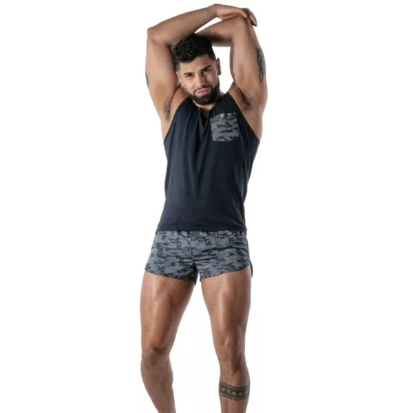 Blaues Tank-Top von TOF Paris – Ansicht 2