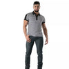 Blaues Sailor Stripe-Poloshirt von TOF Paris – Ansicht 3