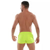 Herren Neon Mini Swimshorts Gelb - UV-aktiv, leicht & schnelltrocknend | TOF Paris