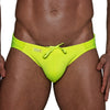 Badehose Neon Gelb - Chlorresistent, Komfort-Schaumtasche | TOF Paris