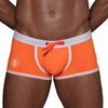 Badehose Neon Orange - Eng anliegend, chlorresistent & mit Kontraststreifen | TOF Paris