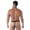 Schwarzweißes Neoprene Collar im sportlichen Designer Look von TOF Paris – Ansicht 3