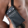 Schwarzes Neoprene Elastic Pocket-Harness von TOF Paris – Ansicht 2