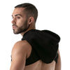 Herren Hoodie Harness - Reflektierende Kante & Komfort aus Baumwolle, Schwarz | TOF Paris
