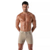 Beige Patriot Chino Shorts im klassischen Premium Look von TOF Paris – Ansicht 5