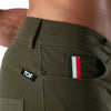 Khakifarbene Patriot Chino-Shorts von TOF Paris – Ansicht 4