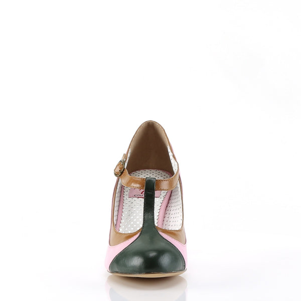 T-Riemchen Pumps PEACH-03 - Rosa | Pin Up Couture