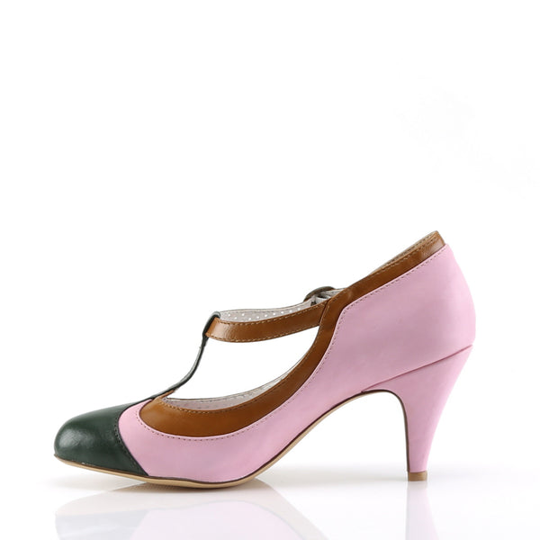 T-Riemchen Pumps PEACH-03 - Rosa | Pin Up Couture
