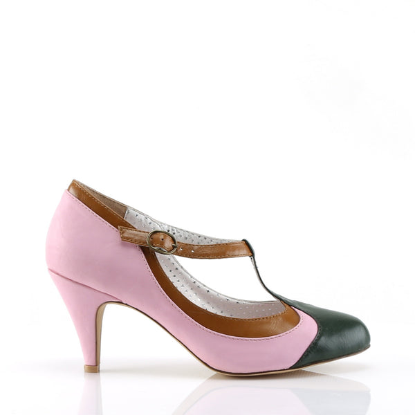 T-Riemchen Pumps PEACH-03 - Rosa | Pin Up Couture