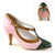 T-Riemchen Pumps PEACH-03 - Rosa | Pin Up Couture