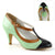 PEACH-03 Pumps Grün Mint | Pin Up Couture
