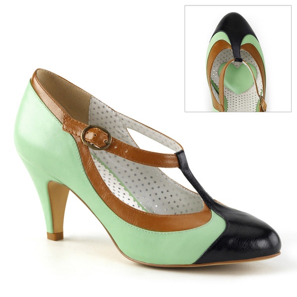 PEACH-03 Pumps Grün Mint | Pin Up Couture
