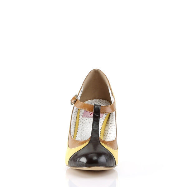 PEACH-03 Pumps Gelb | Pin Up Couture