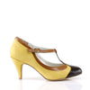 PEACH-03 Pumps Gelb | Pin Up Couture