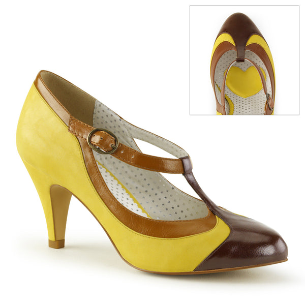 PEACH-03 Pumps Gelb | Pin Up Couture