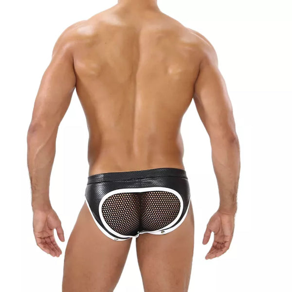Schwarzer Pilot Empty Bottom-Slip von TOF Paris – Ansicht 8
