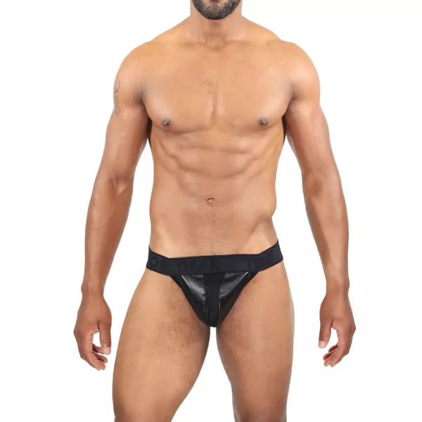 Schwarzer Pilot-Jockstrap von TOF Paris – Ansicht 2