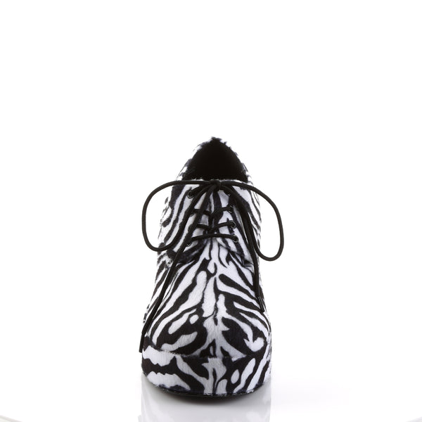 PIMP-02 Plateau Pumps Zebra | Funtasma SALE