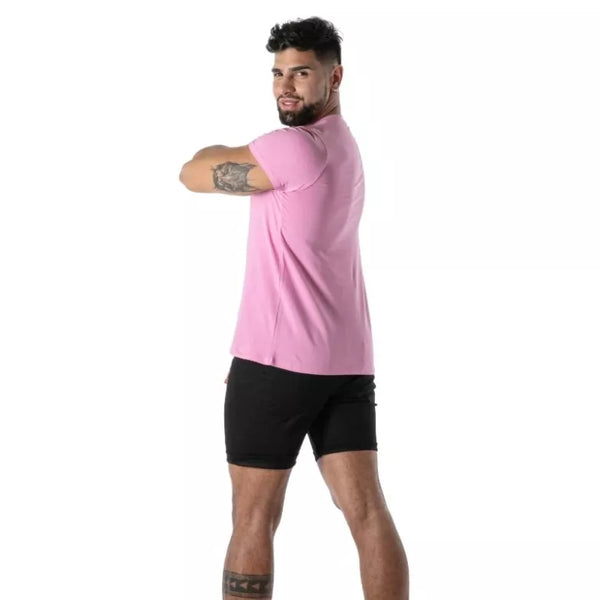 Pinkes Colorful-T-Shirt von TOF Paris – Ansicht 3