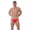 Badehose Mini-Brief Rot - Slim Fit, Komfort & schnelltrocknend | TOF Paris