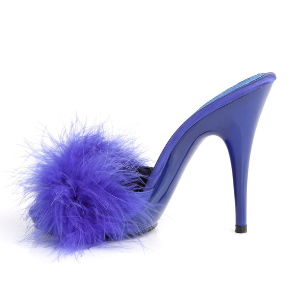 POISE-501F Pantoletten Blau | Fabulicious