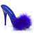 POISE-501F Pantoletten Blau | Fabulicious