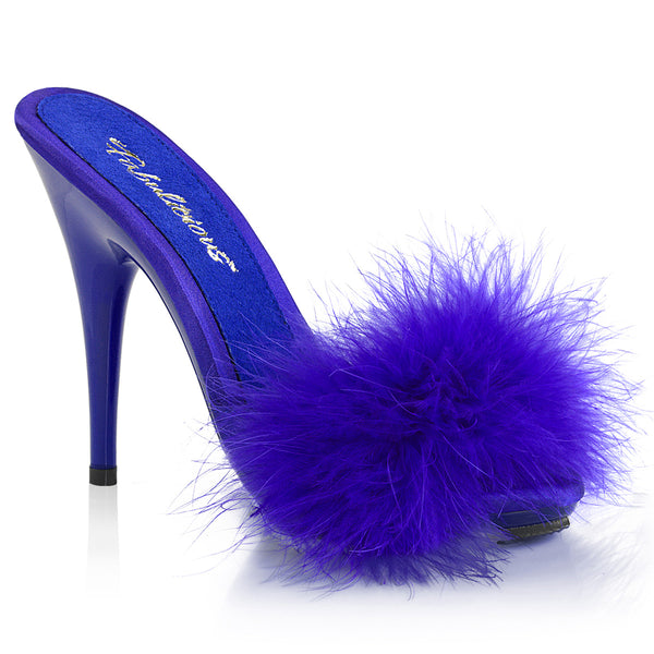 POISE-501F Pantoletten Blau | Fabulicious