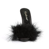 POISE-501F Pantoletten Schwarz | Fabulicious