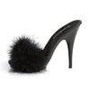POISE-501F Pantoletten Schwarz | Fabulicious