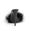 POISE-501F Pantoletten Schwarz | Fabulicious