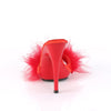 POISE-501F Pantoletten Rot | Fabulicious