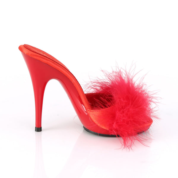 POISE-501F Pantoletten Rot | Fabulicious