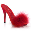 POISE-501F Pantoletten Rot | Fabulicious