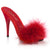 POISE-501F Pantoletten Rot | Fabulicious
